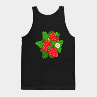 Ripe juicy strawberries Tank Top